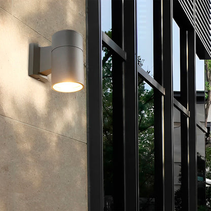 LUMINARIA EXT 1 LUZ 6.5CM DE DIAMETRO GRIS LH-2809