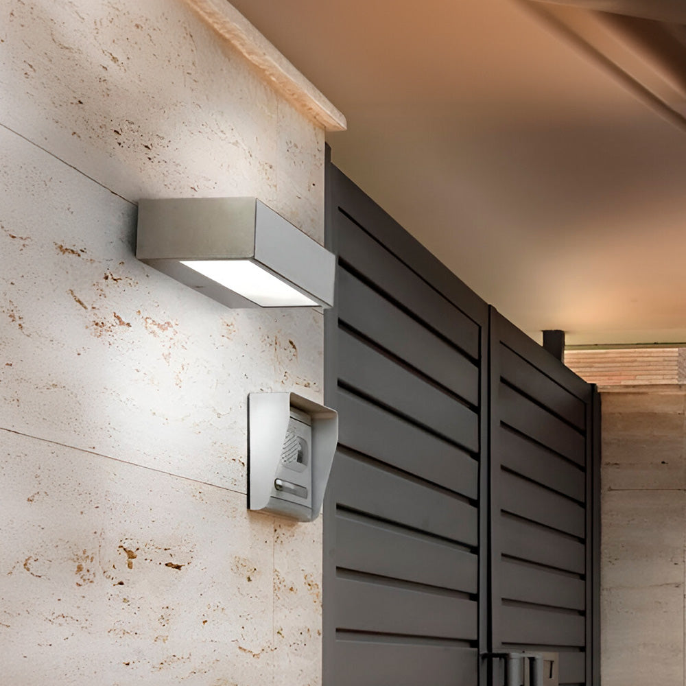 LUMINARIA RECTANGULAR GRIS 21.5X8.5CM LH-2805