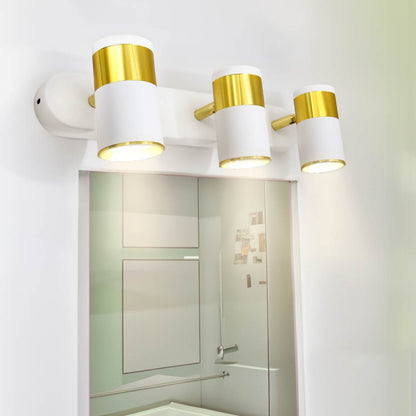 APLIQUE 3 LUCES BLANCO DORADO PARED-TECHO LH-3533