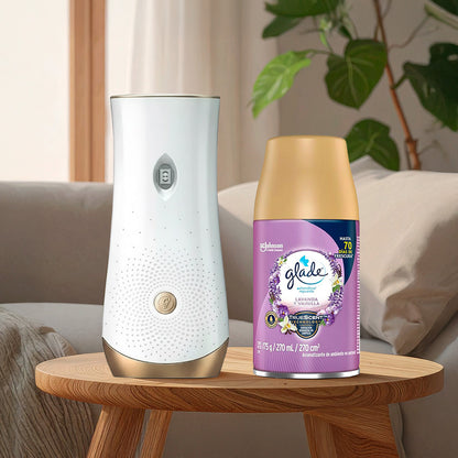 AROMATIZANTE GLADE LAVANDA Y VAINILLA 175G + APARA