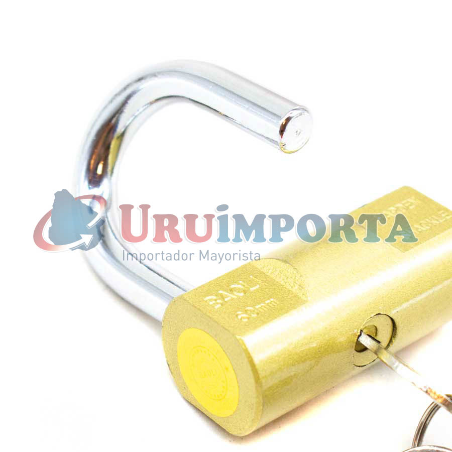 CANDADO BRONCEADO EN BLISTERS 60MM BAOLI LH-1276