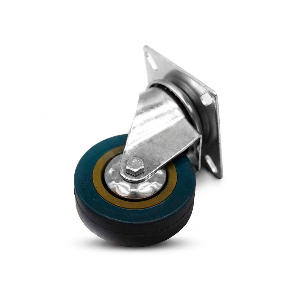 RUEDA GIRATORIA 2 1/2″ DE GOMA-METAL LH-2470