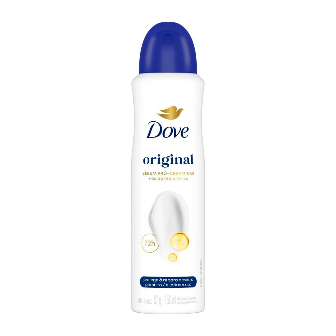 DESODORANTE DOVE ORIGINAL AEROSOL 150ML