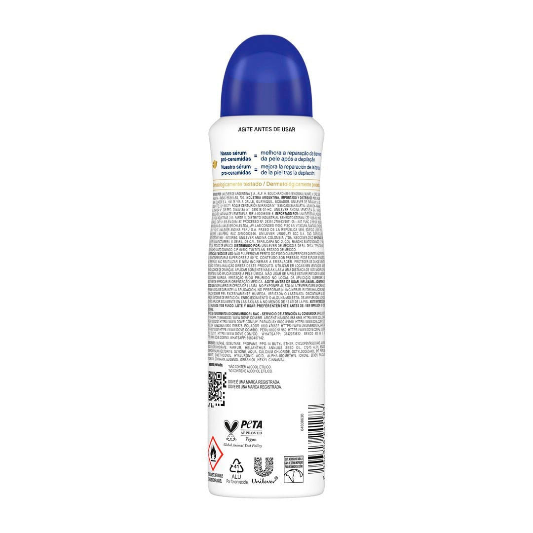 DESODORANTE DOVE ORIGINAL AEROSOL 150ML