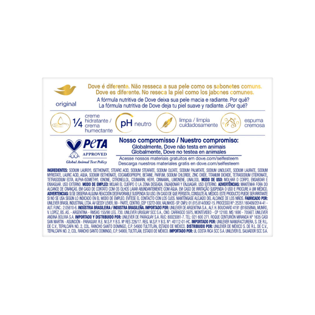 JABON DE TOCADOR DOVE PACK 135GRS X 2 UN  81690