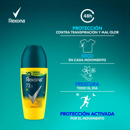 DESODORANTE REXONA MEN ROLL ON V8 50ML 62685537