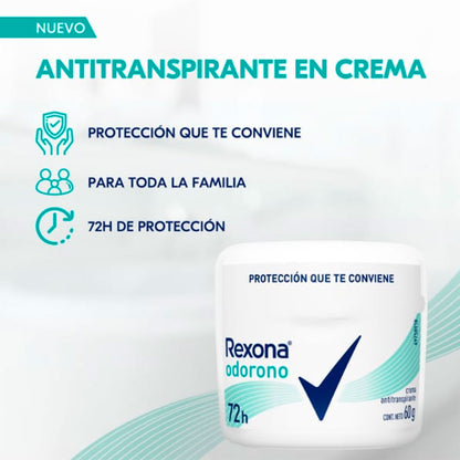DESODORANTE EN CREMA REXONA ODORONO POTE 60G