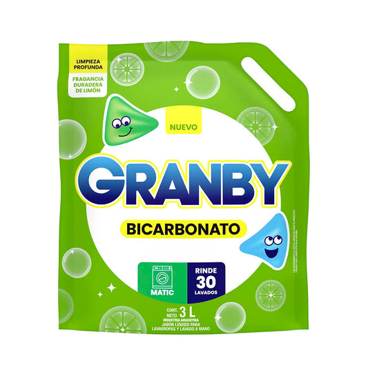 JABON GRANBY LIMÓN DOY PACK 3L