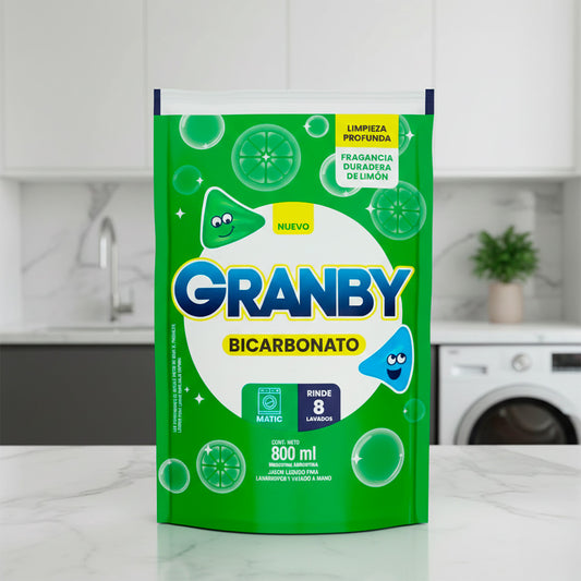 JABON GRANBY LIMÓN DOY PACK 800ML