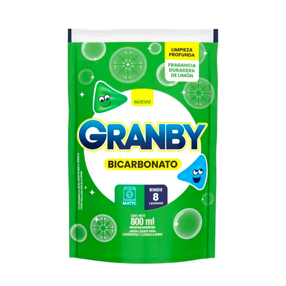 JABON GRANBY LIMÓN DOY PACK 800ML