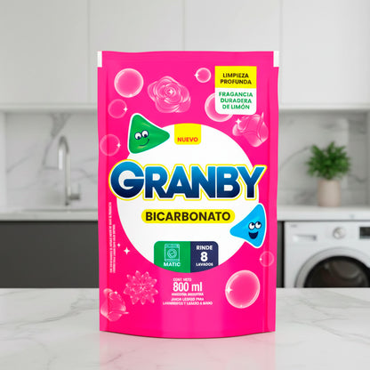 JABON GRANBY ROSAS DOY PACK 800ML