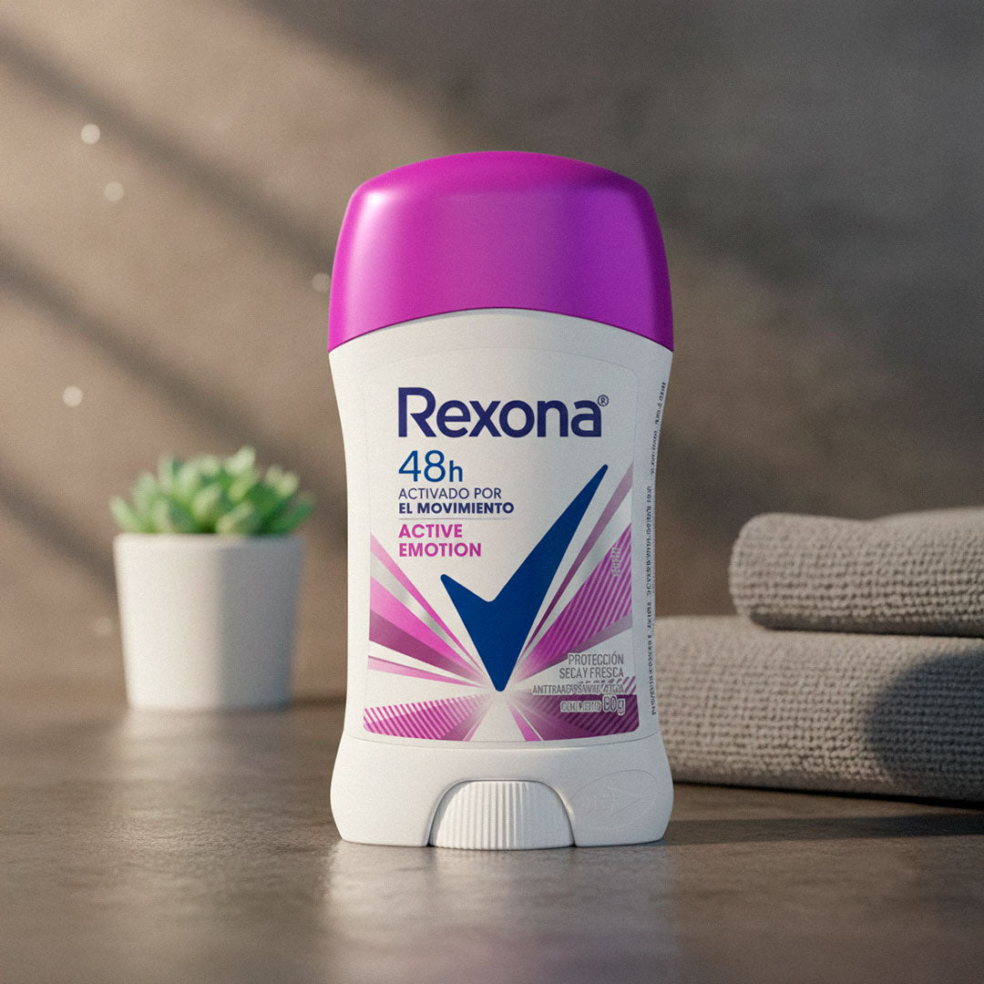 DESODORANTE EN BARRA REXONA ACTIVE EMOTION 50G