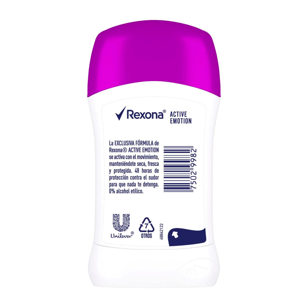 DESODORANTE EN BARRA REXONA ACTIVE EMOTION 50G