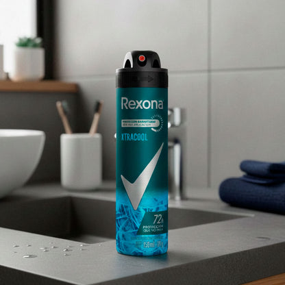 DESODORANTE REXONA MEN EXTRA COOL AEROSOL 150ML