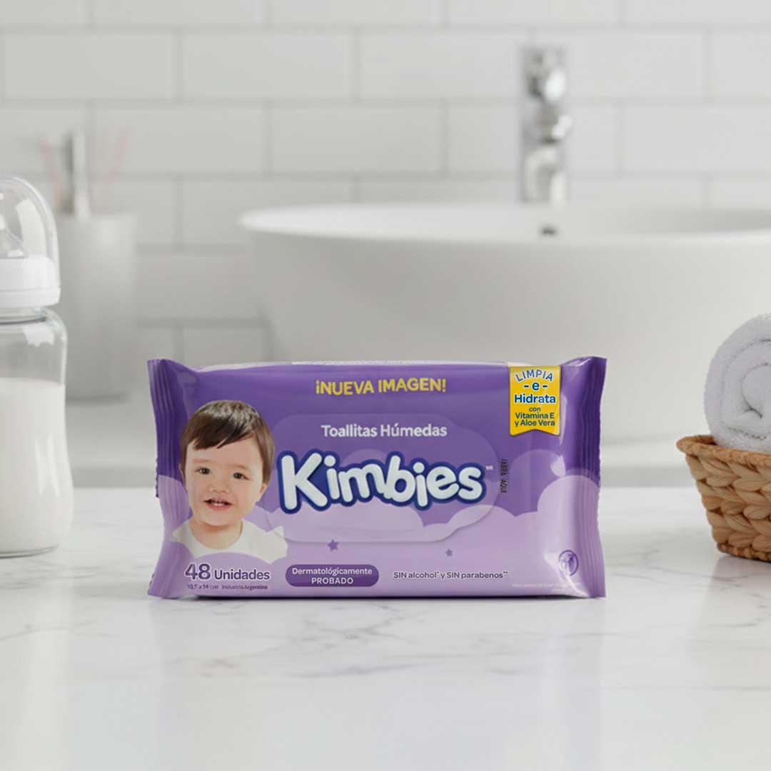 TOALLITAS HUMEDAS KIMBIES X48 UN.