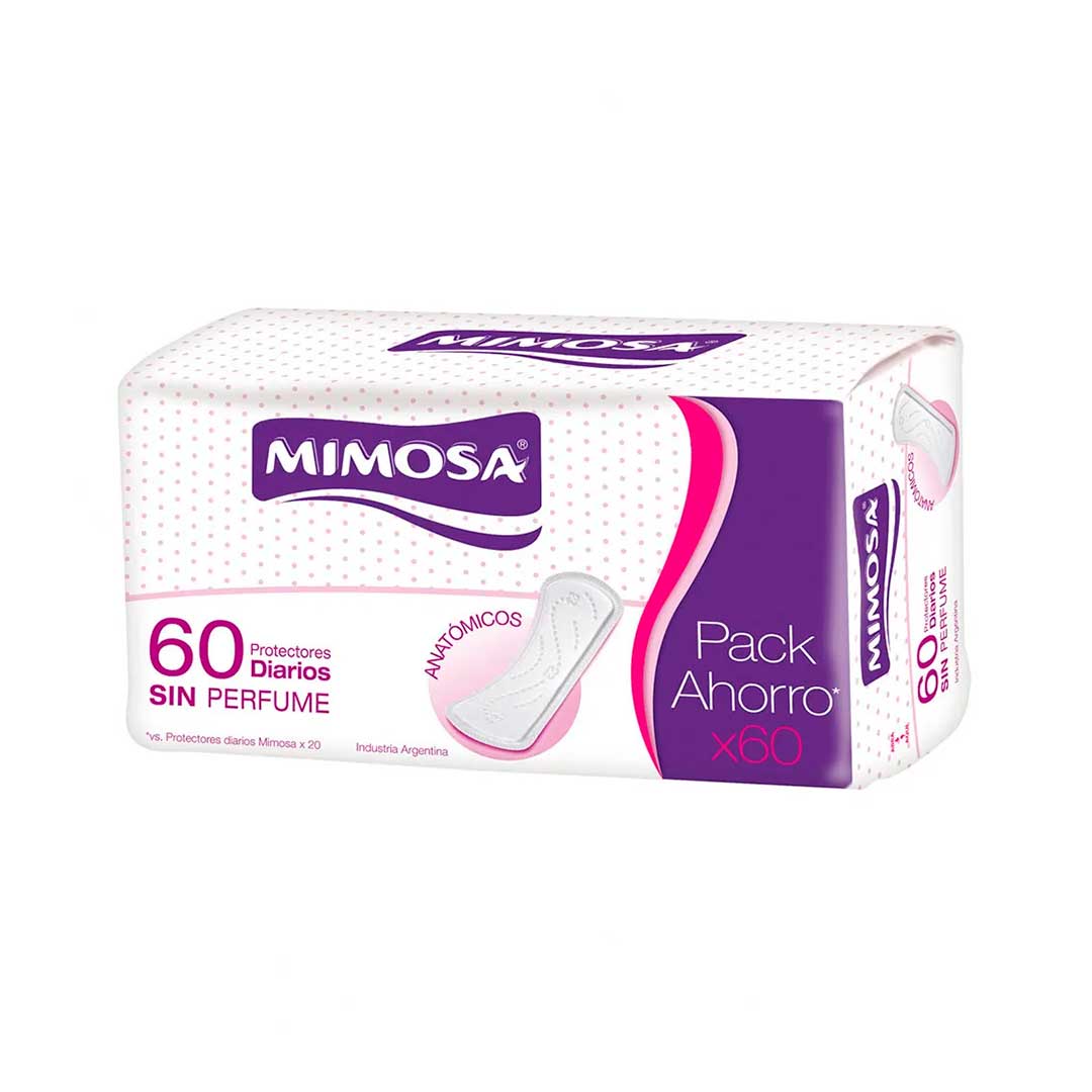 PROTECTORES DIARIOS MIMOSA X60UN