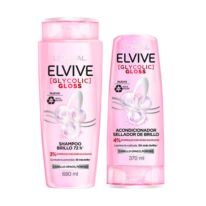 PACK ELVIVE GLYCOLIC GLOSS 680+370