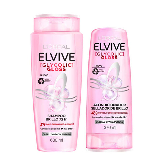 PACK ELVIVE GLYCOLIC GLOSS 680+370