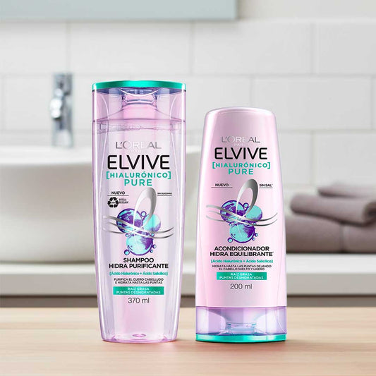 PACK ELVIVE HIALURONICO PURE 370+200