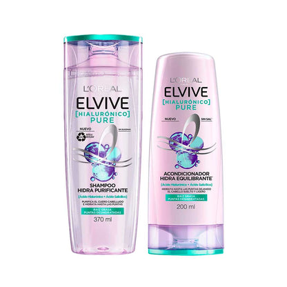 PACK ELVIVE HIALURONICO PURE 370+200