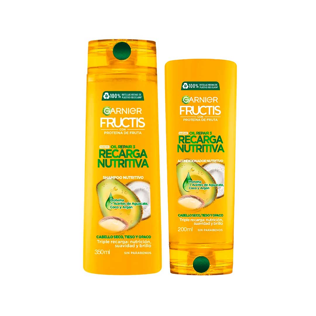 PACK FRUCTIS RECARGA NUTRITIVA 350+200