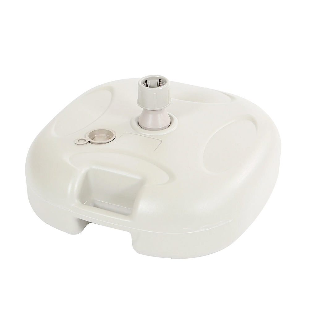 BASE PARA SOMBRILLA BLANCA 42X42CM LH-5091