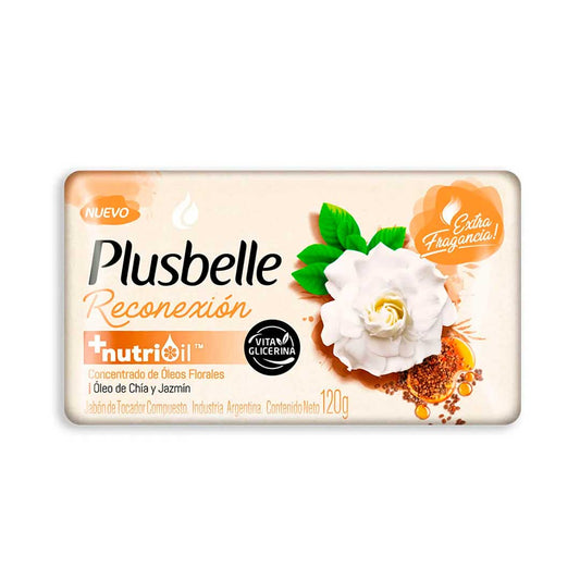 JABÓN TOCADOR PLUSBELLE RECONEXIÓN 120GR 46002
