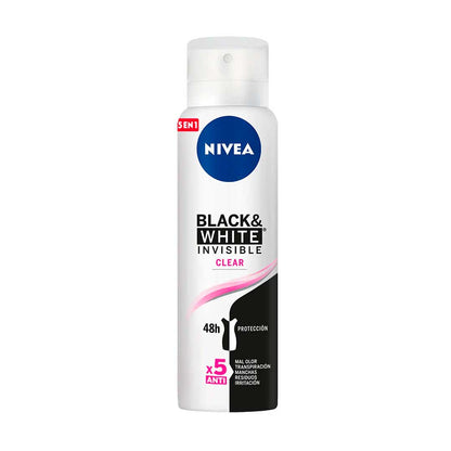 DESODORANTE NIVEA SPRAY B/W INVISIBLE CLEAR 36053
