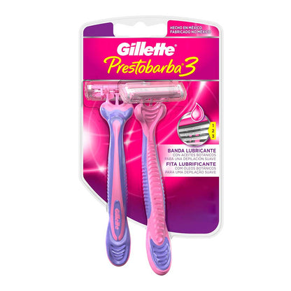 PRESTOBARBA 3 MUJER X 2