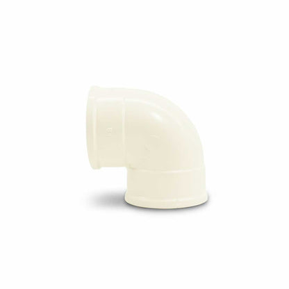 CODO 90 GRADOS 40MM BLANCO DE PVC KRONA K-616