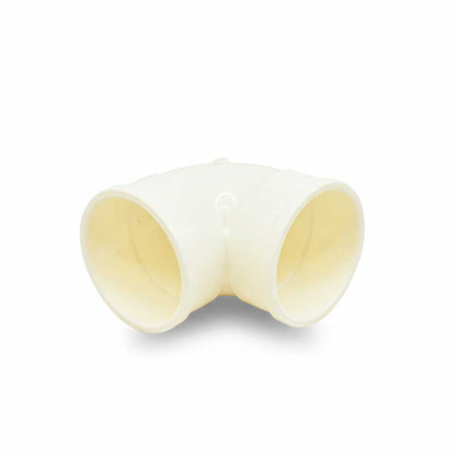 CODO 90 GRADOS 40MM BLANCO DE PVC KRONA K-616