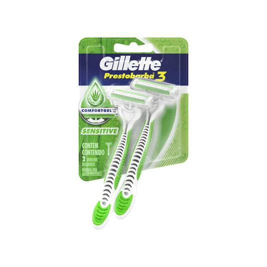 PRESTOBARBA 3 HOMBRE X 2 SENSITIVE