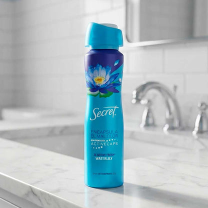 PACK X2 SECRET AERO SPRAY AP WATERLILY 150 ML