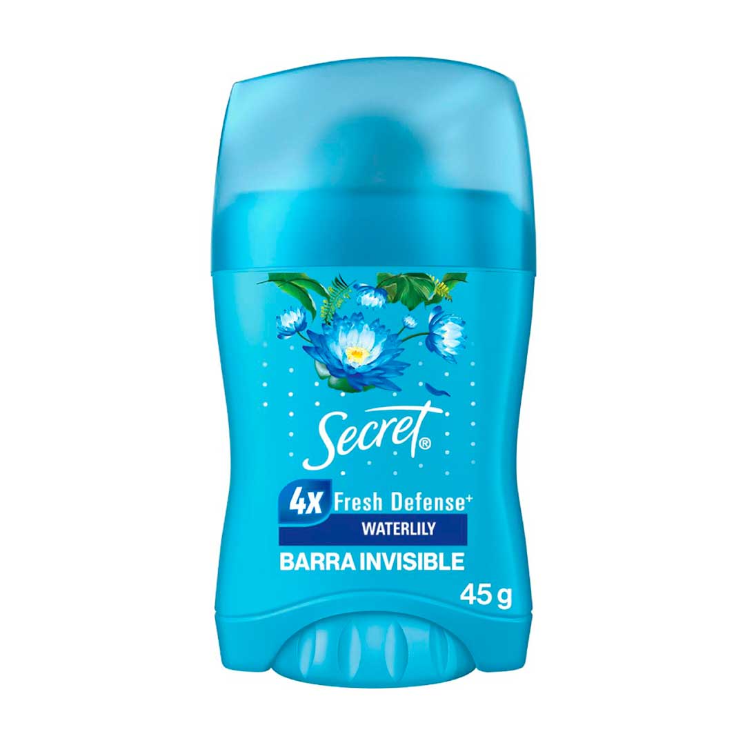 DESODORANTE SECRET BARRA WATERLILY 45G