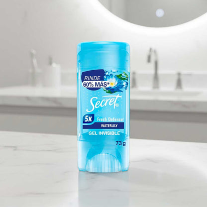 DESODORANTE SECRET CLEAR GEL WATERLILY 73G