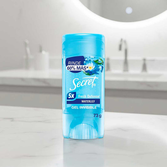 DESODORANTE SECRET CLEAR GEL WATERLILY 73G