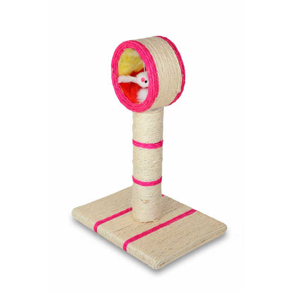 RASCADOR  P/GATO TORRE CON RATON 42CM ALTO RC-2457