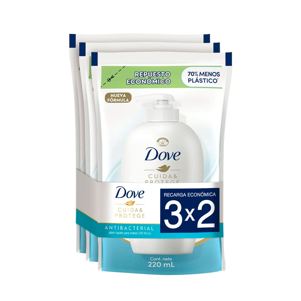 JABON DOVE MANOS ANTIBACTERIAL REP X3 29049