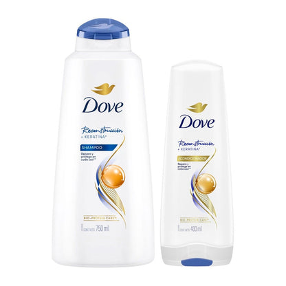 PACK DOVE RECONSTRUCCIÓN SHAMPOO750+ACOND.400