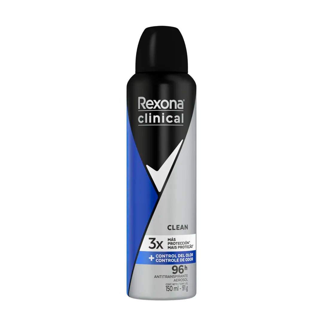 DESODORANTE REXONA CLINICAL MEN CLEAN AEROSOL