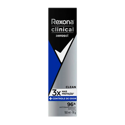 DESODORANTE REXONA CLINICAL MEN CLEAN AEROSOL