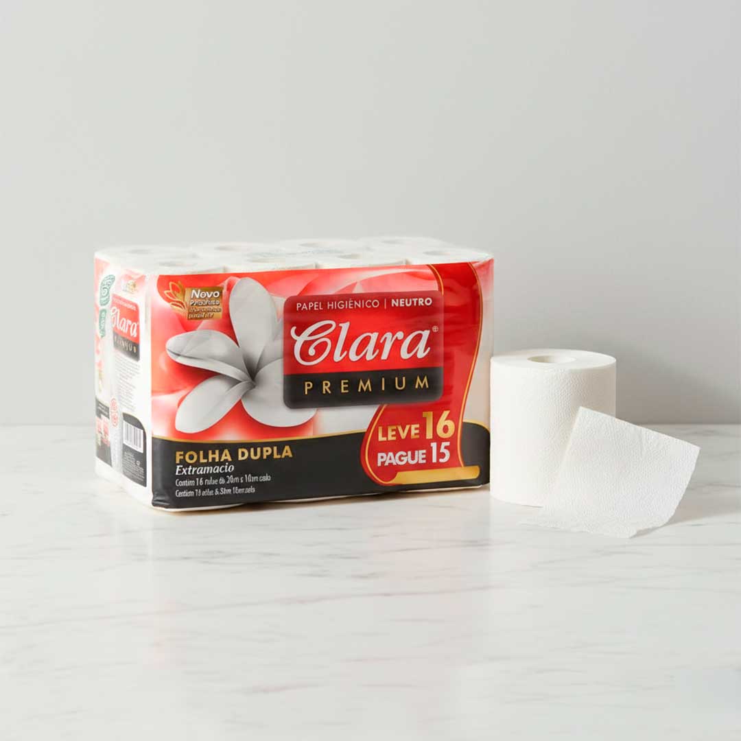 PAPEL HIGIENICO CLARA 16 ROLLOS X 30 M