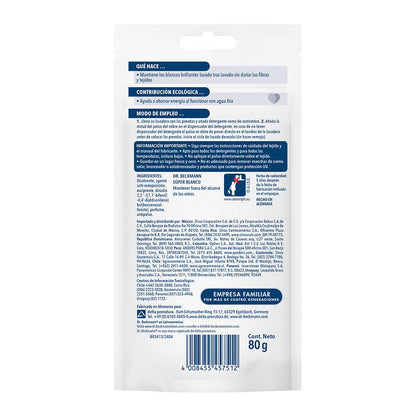 SUPER BLANCO DOY PACK 80GR DR. BECKMANN