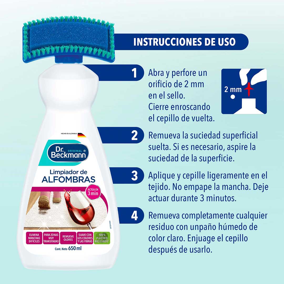 LIMPIADOR DE ALFOMBRAS 650ML DR. BECKMANN