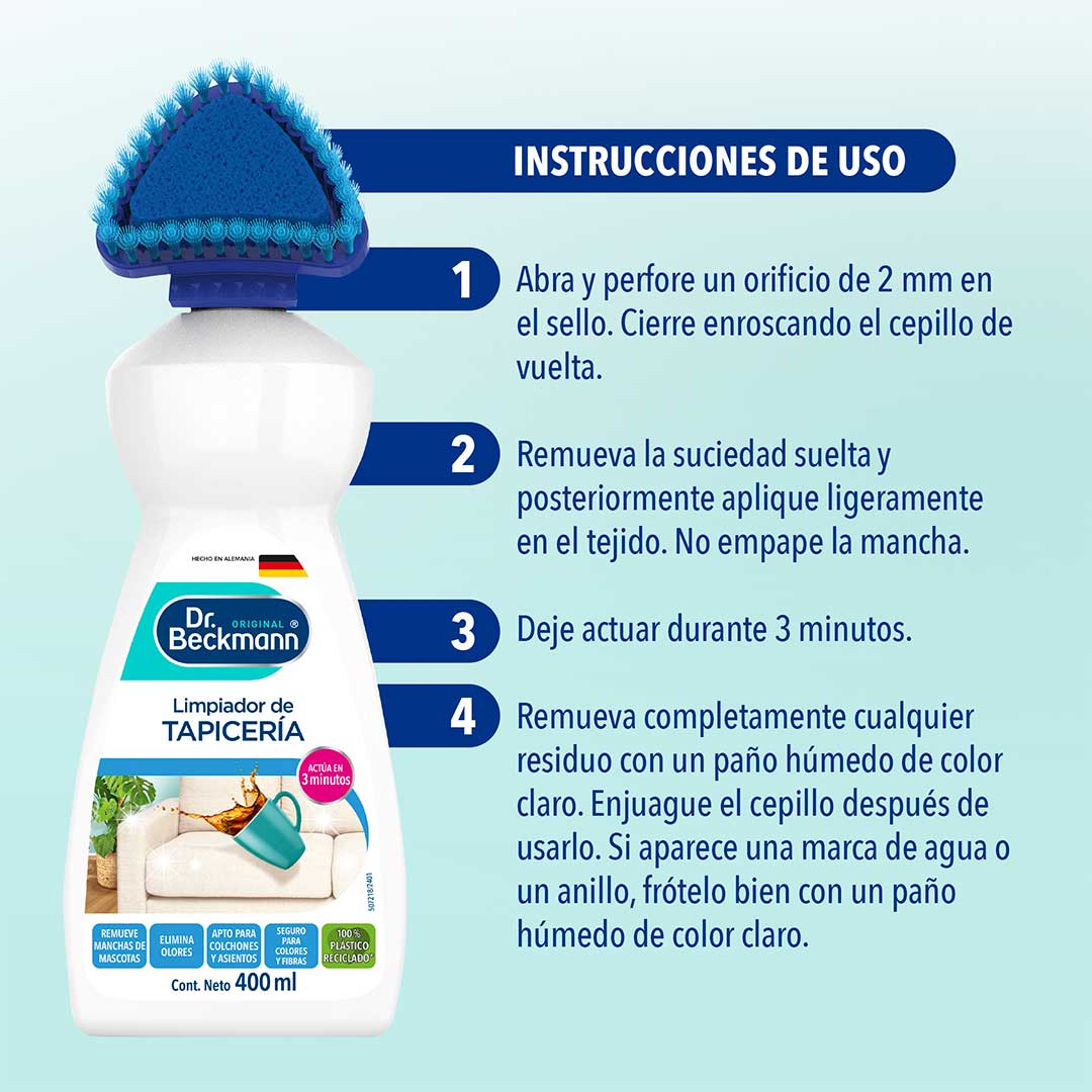 LIMPIADOR DE TAPICERIA 400ML DR. BECKMANN