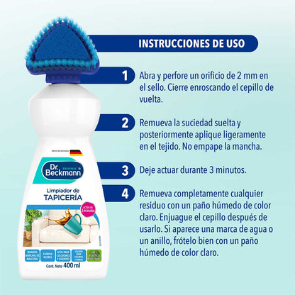 LIMPIADOR DE TAPICERIA 400ML DR. BECKMANN