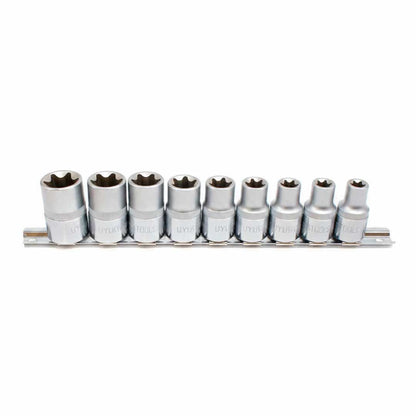 JUEGO DE DADO TORX 1/2” 9PZ E10-E24 UYUS TUX901