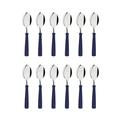 CUCHARA TE TRAMONTINA 12P NK AZUL 23167/010