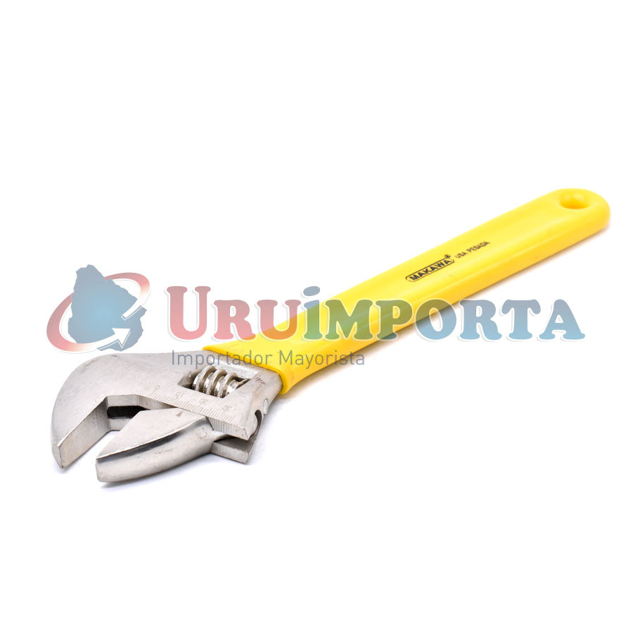 LLAVE AJUSTABLE 12″ MANGO AMARILLO MAKAWA NA-LA12