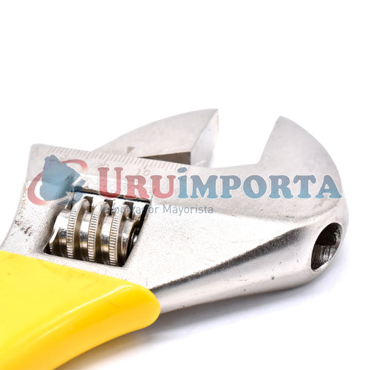 LLAVE AJUSTABLE 12″ MANGO AMARILLO MAKAWA NA-LA12